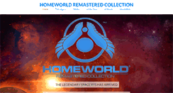 Desktop Screenshot of homeworldremastered.com