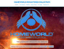 Tablet Screenshot of homeworldremastered.com